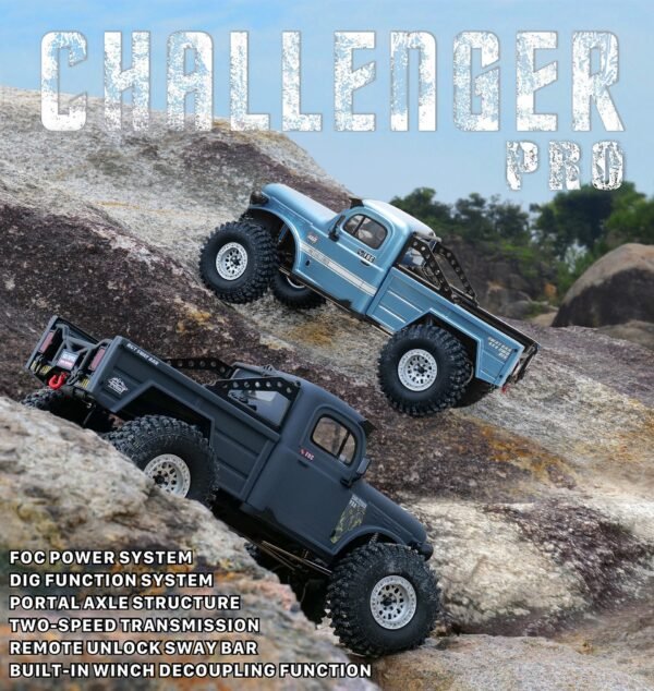 RGT EX86170 PRO Challenger Upgraded version 1/10 4WD FOC Brushless Rock Crawler Off-Road Truck - Two Speed -DIG Portal Axle - Image 14