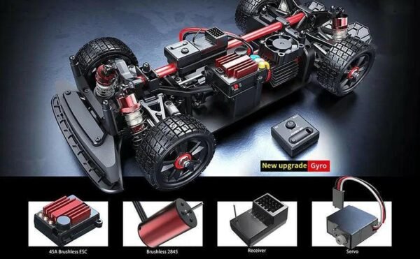MJX Hyper Go 14302 1:14 RC Car 2.4G High Speed Drift Rally Car Brushless 4WD Off-Road - Image 7