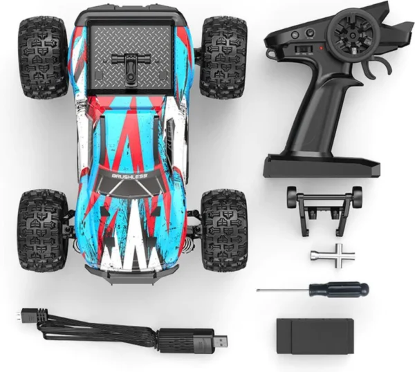 MJX Hyper Go 16208 1/16 Brushless High Speed 4WD Off-Road RC Monster Truck - Image 4