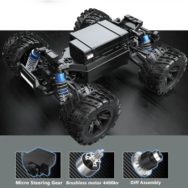 MJX Hyper Go 20208 1/20 Scale 4WD Brushless RC Off-Road Speed Car 40km/h MJX Hyper Go - Image 4