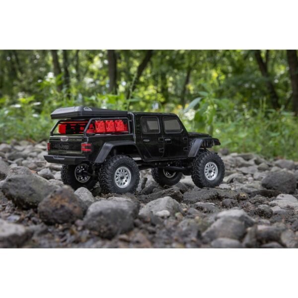 1/24 SCX24 Jeep JT Gladiator 4X4 RTR Brushed Rock Crawler (Battery & Charger Included), Green - Image 21