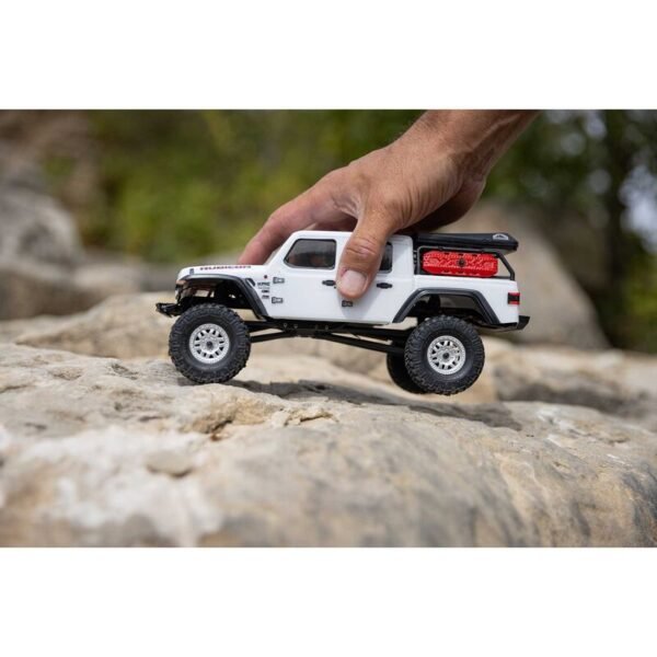 1/24 SCX24 Jeep JT Gladiator 4X4 RTR Brushed Rock Crawler (Battery & Charger Included), Green - Image 30