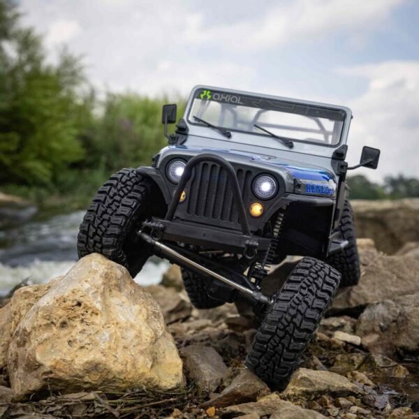 1/10 SCX10 III Jeep CJ-7 4X4 RTR Brushed Rock Crawler, Red - Image 29