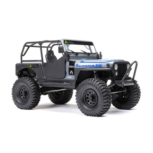 1/10 SCX10 III Jeep CJ-7 4X4 RTR Brushed Rock Crawler, Red - Image 18