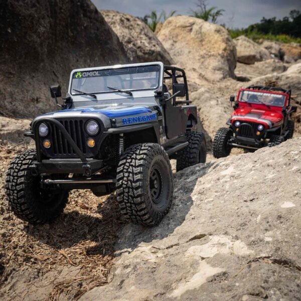 1/10 SCX10 III Jeep CJ-7 4X4 RTR Brushed Rock Crawler, Red - Image 30