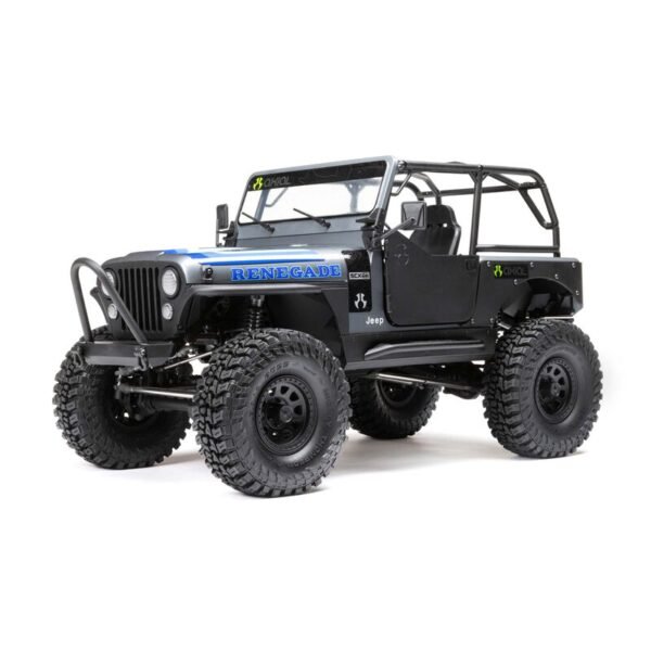 1/10 SCX10 III Jeep CJ-7 4X4 RTR Brushed Rock Crawler, Red - Image 19