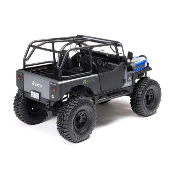 1/10 SCX10 III Jeep CJ-7 4X4 RTR Brushed Rock Crawler, Red - Image 21