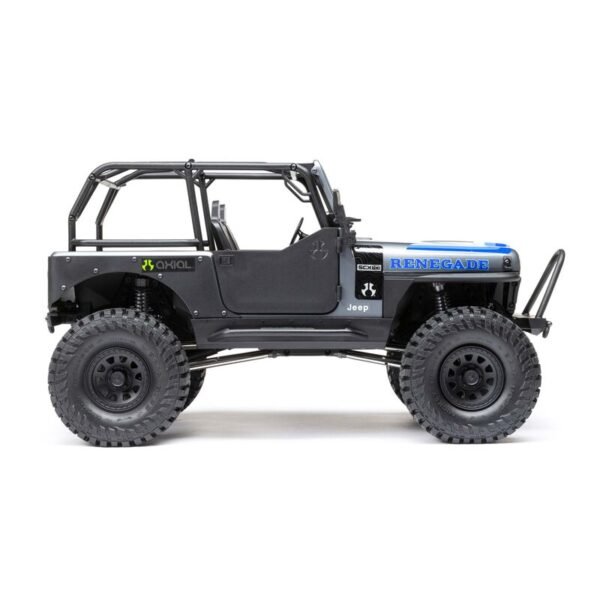 1/10 SCX10 III Jeep CJ-7 4X4 RTR Brushed Rock Crawler, Red - Image 23
