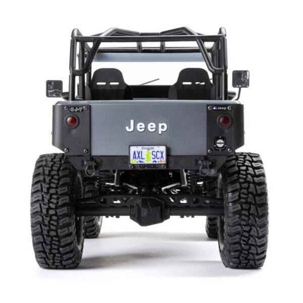 1/10 SCX10 III Jeep CJ-7 4X4 RTR Brushed Rock Crawler, Red - Image 25
