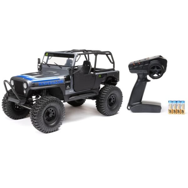 1/10 SCX10 III Jeep CJ-7 4X4 RTR Brushed Rock Crawler, Red - Image 26