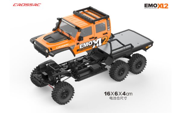 CROSS RC EMO XL2 6X6 1/8 SCALE CRAWLER CAR Off Road Climbing Vehicle - Image 8