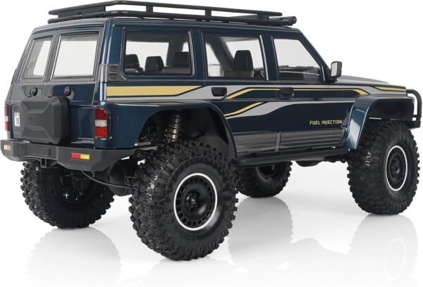 YIKONG YK4107 1/10 4WD RC Car Rock Crawler (NISSAN PATROL) Two Speed- Differential Locks- LCG Chassis -Tank Turn LED Lights Off-Road Climbing Truck - Image 6