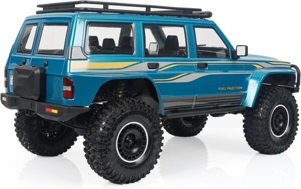 YIKONG YK4107 1/10 4WD RC Car Rock Crawler (NISSAN PATROL) Two Speed- Differential Locks- LCG Chassis -Tank Turn LED Lights Off-Road Climbing Truck - Image 4