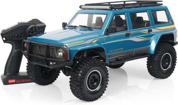 YIKONG YK4107 1/10 4WD RC Car Rock Crawler (NISSAN PATROL) Two Speed- Differential Locks- LCG Chassis -Tank Turn LED Lights Off-Road Climbing Truck - Image 2