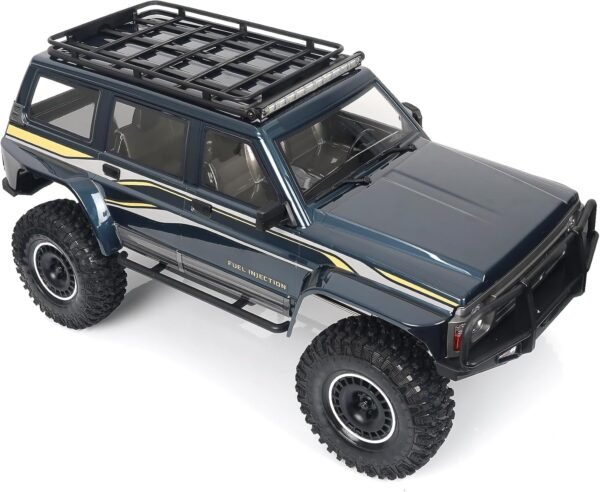 YIKONG YK4107 1/10 4WD RC Car Rock Crawler (NISSAN PATROL) Two Speed- Differential Locks- LCG Chassis -Tank Turn LED Lights Off-Road Climbing Truck - Image 10