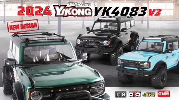 YIKONG YK4083 V3 Upgraded Version 1/8 RTR 4WD (FORD BRONCO ) Climbing Vehicle RC Car Simulation Off Road  Vehicle - Image 4